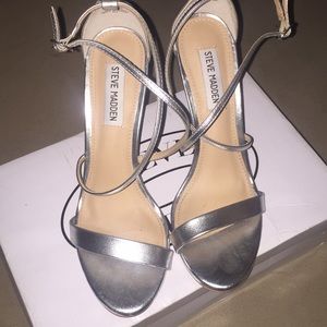 Steve Madden Feliz Silver Sz 8